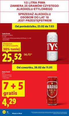 Lidl - gazetka promocyjna Oferta od czwartku od czwartku 26.02 do soboty 28.02 - strona 14