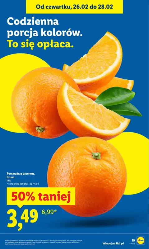 Lidl - gazetka promocyjna Oferta od czwartku od czwartku 26.02 do soboty 28.02 - strona 19