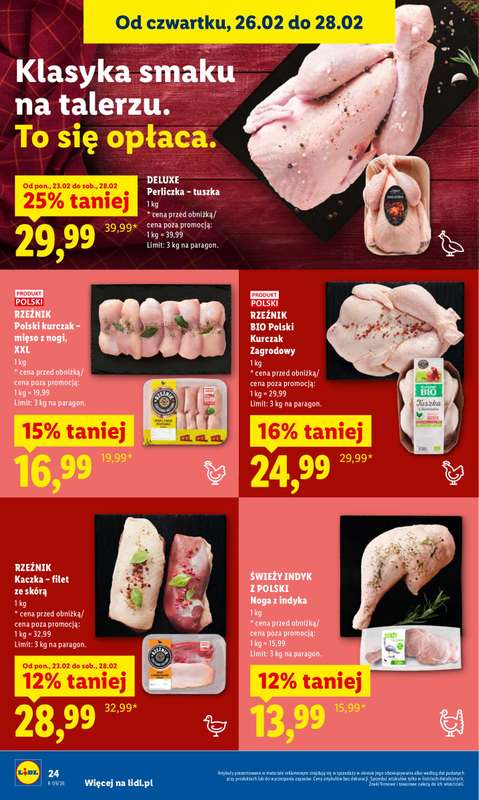 Lidl - gazetka promocyjna Oferta od czwartku od czwartku 26.02 do soboty 28.02 - strona 24
