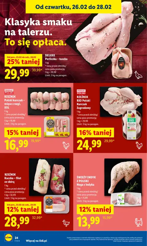 Lidl - gazetka promocyjna Oferta od czwartku od czwartku 26.02 do soboty 28.02 - strona 24