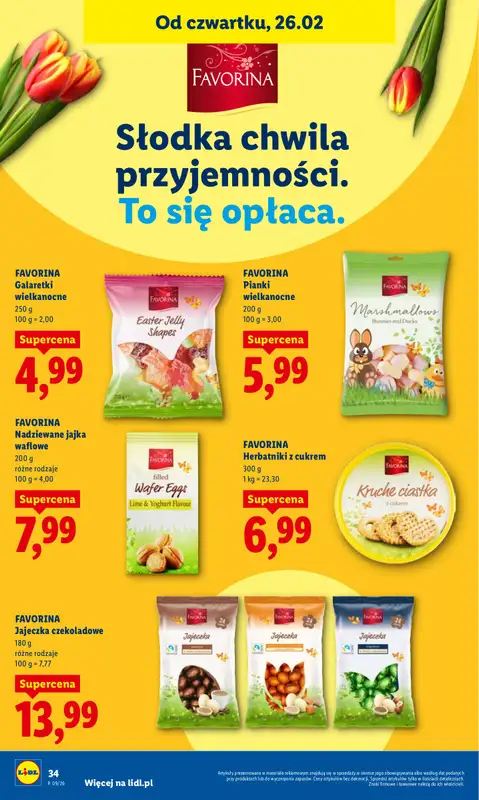 Lidl - gazetka promocyjna Oferta od czwartku od czwartku 26.02 do soboty 28.02 - strona 34