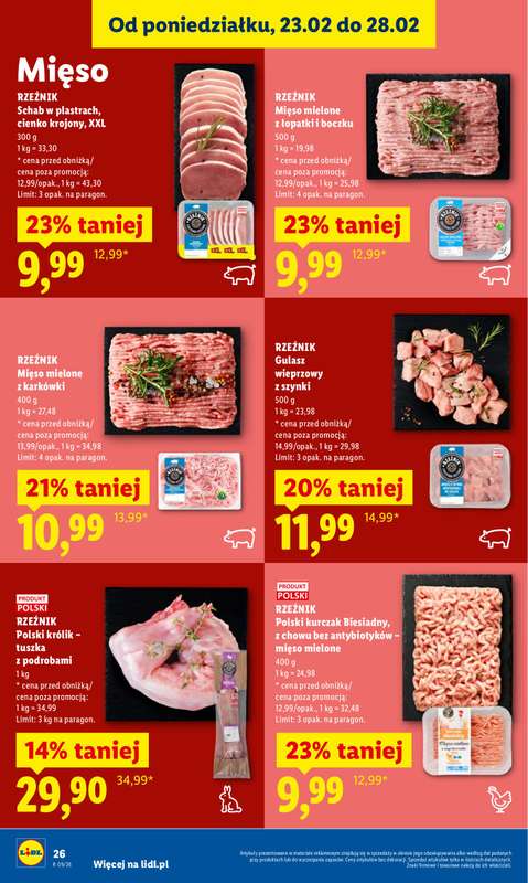 Lidl - gazetka promocyjna Oferta od czwartku od czwartku 26.02 do soboty 28.02 - strona 26