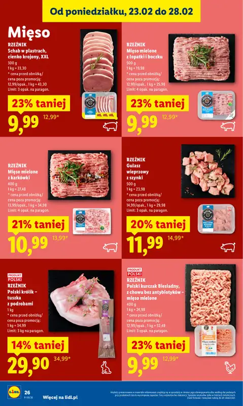Lidl - gazetka promocyjna Oferta od czwartku od czwartku 26.02 do soboty 28.02 - strona 26