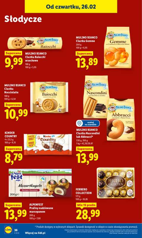 Lidl - gazetka promocyjna Oferta od czwartku od czwartku 26.02 do soboty 28.02 - strona 36