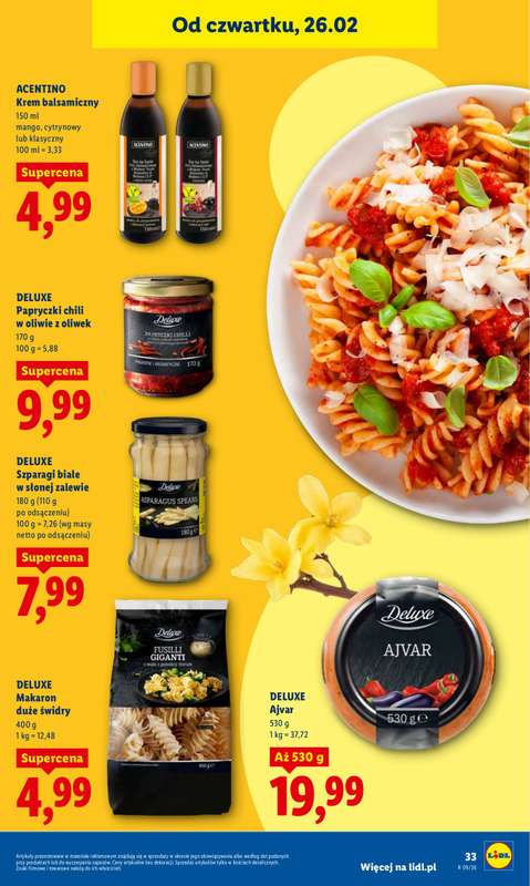Lidl - gazetka promocyjna Oferta od czwartku od czwartku 26.02 do soboty 28.02 - strona 33