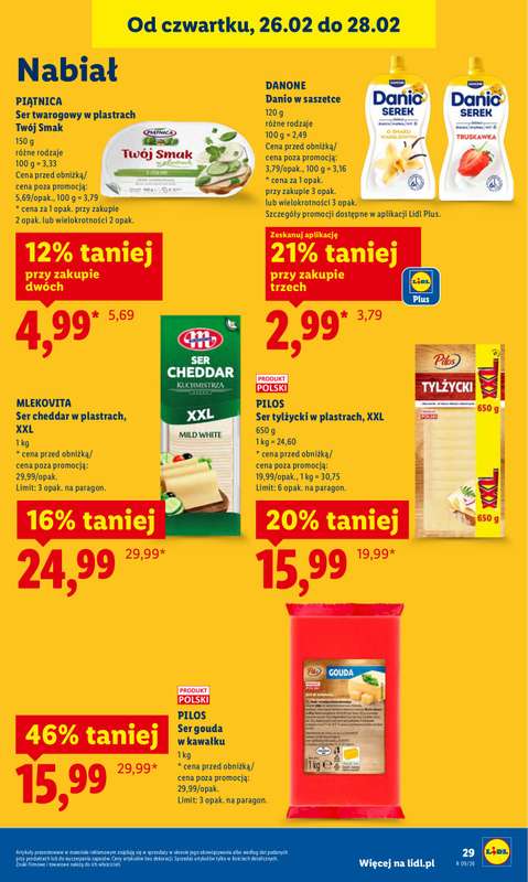 Lidl - gazetka promocyjna Oferta od czwartku od czwartku 26.02 do soboty 28.02 - strona 29