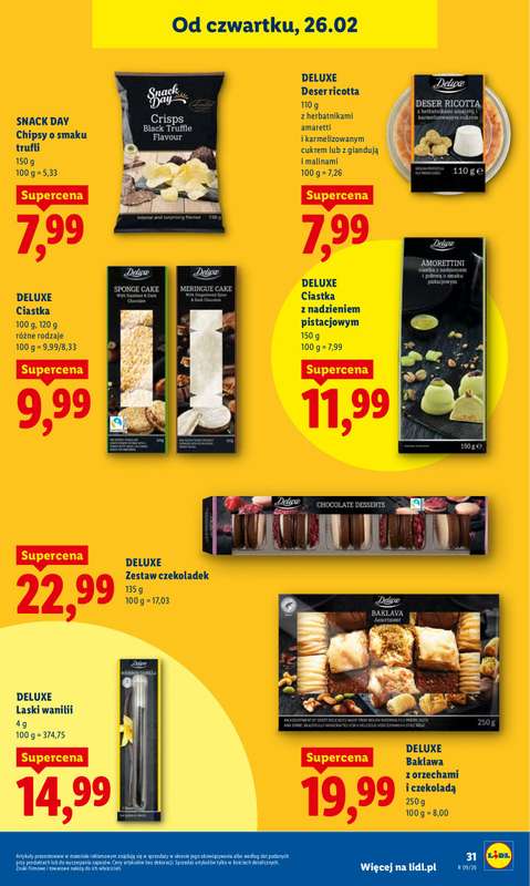 Lidl - gazetka promocyjna Oferta od czwartku od czwartku 26.02 do soboty 28.02 - strona 31