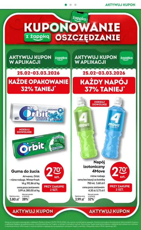 Żabka - gazetka promocyjna Gazetka od środy 25.02 do wtorku 10.03 - strona 30