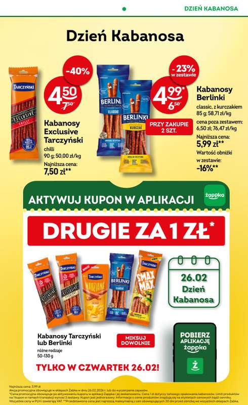 Żabka - gazetka promocyjna Gazetka od środy 25.02 do wtorku 10.03 - strona 61
