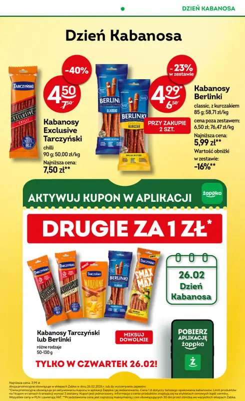 Żabka - gazetka promocyjna Gazetka od środy 25.02 do wtorku 10.03 - strona 61