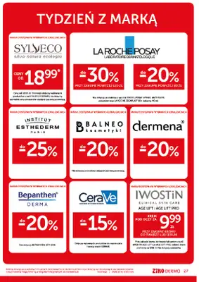 Ziko Dermo - gazetka promocyjna Nawilżenie i odżywienie skóry od czwartku 26.02 do środy 11.03 - strona 27