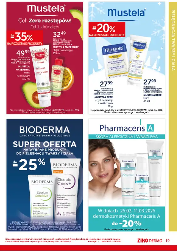 Ziko Dermo - gazetka promocyjna Nawilżenie i odżywienie skóry od czwartku 26.02 do środy 11.03 - strona 19