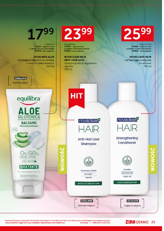 Ziko Dermo - gazetka promocyjna Nawilżenie i odżywienie skóry od czwartku 26.02 do środy 11.03 - strona 25