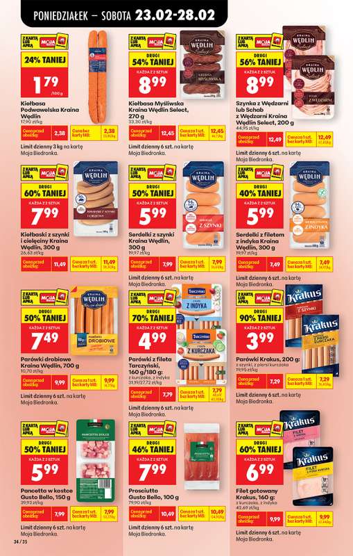 Biedronka - gazetka promocyjna Od poniedziałku od poniedziałku 23.02 do soboty 28.02 - strona 40