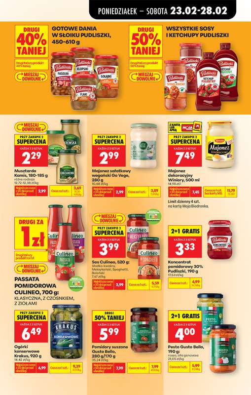 Biedronka - gazetka promocyjna Od poniedziałku od poniedziałku 23.02 do soboty 28.02 - strona 47