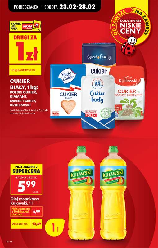 Biedronka - gazetka promocyjna Od poniedziałku od poniedziałku 23.02 do soboty 28.02 - strona 14