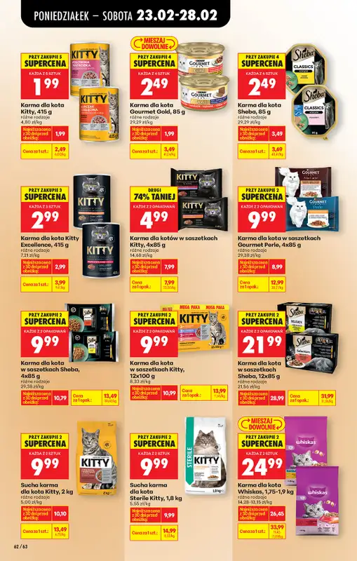 Biedronka - gazetka promocyjna Od poniedziałku od poniedziałku 23.02 do soboty 28.02 - strona 74