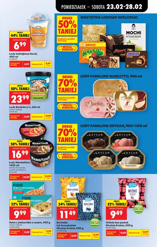 Biedronka - gazetka promocyjna Od poniedziałku, Z ladą tradycyjną od poniedziałku 23.02 do soboty 28.02 - strona 43