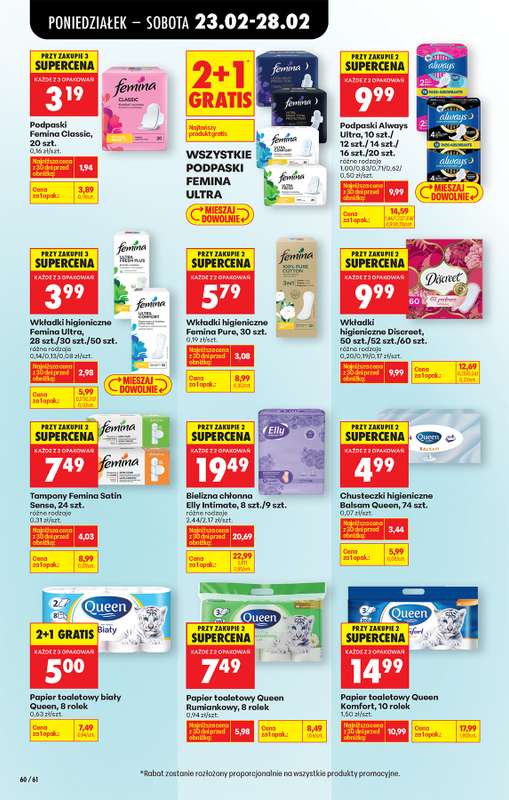 Biedronka - gazetka promocyjna Od poniedziałku, Z ladą tradycyjną od poniedziałku 23.02 do soboty 28.02 - strona 72
