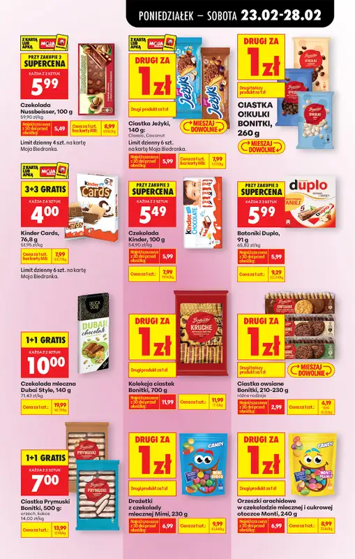 Biedronka - gazetka promocyjna Od poniedziałku, Z ladą tradycyjną od poniedziałku 23.02 do soboty 28.02 - strona 49