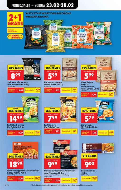 Biedronka - gazetka promocyjna Od poniedziałku, Z ladą tradycyjną od poniedziałku 23.02 do soboty 28.02 - strona 42