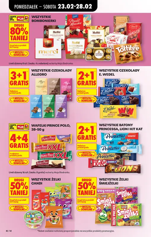 Biedronka - gazetka promocyjna Od poniedziałku, Z ladą tradycyjną od poniedziałku 23.02 do soboty 28.02 - strona 48