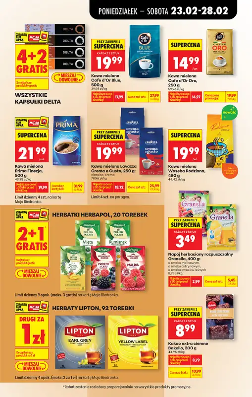 Biedronka - gazetka promocyjna Od poniedziałku, Z ladą tradycyjną od poniedziałku 23.02 do soboty 28.02 - strona 59