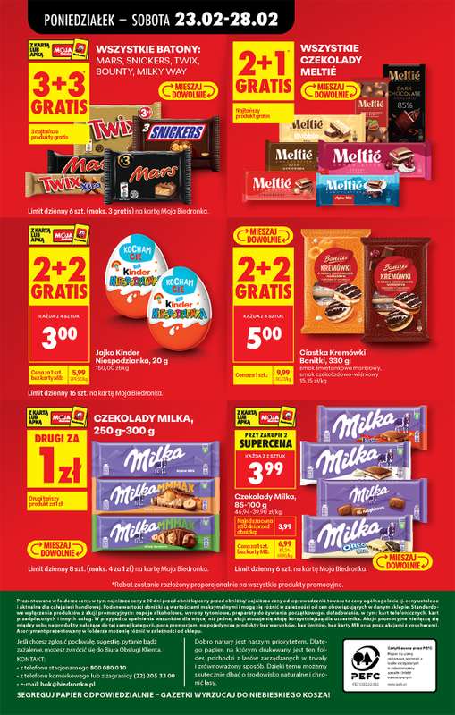 Biedronka - gazetka promocyjna Od poniedziałku, Z ladą tradycyjną od poniedziałku 23.02 do soboty 28.02 - strona 89