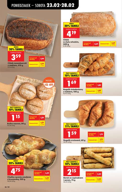 Biedronka - gazetka promocyjna Od poniedziałku, Z ladą tradycyjną od poniedziałku 23.02 do soboty 28.02 - strona 34