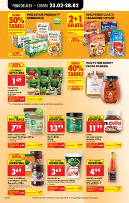 Biedronka - gazetka promocyjna Od poniedziałku, Z ladą tradycyjną od poniedziałku 23.02 do soboty 28.02 - strona 46