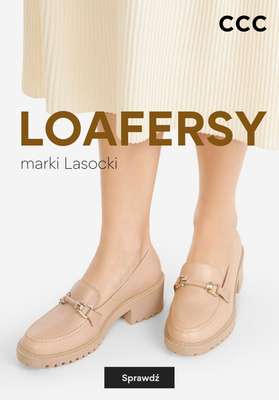 CCC - gazetka promocyjna Damskie LOAFERSY marki Lasocki od środy 25.02 