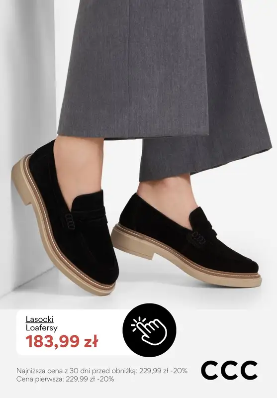 CCC - gazetka promocyjna Damskie LOAFERSY marki Lasocki od środy 25.02  - strona 3
