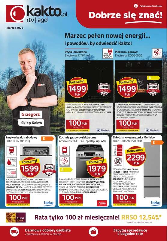 kakto.pl - gazetka promocyjna Gazetka od niedzieli 01.03 do wtorku 31.03