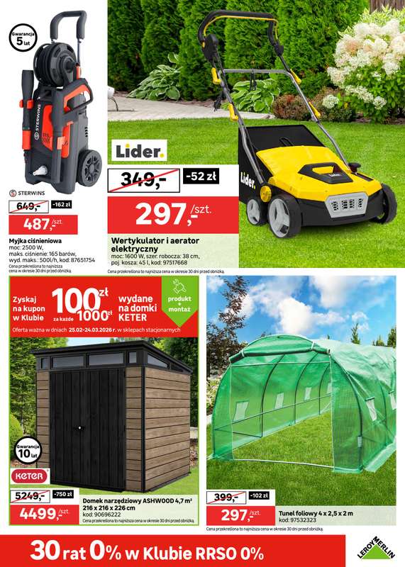 Leroy Merlin - gazetka promocyjna Gazetka od środy 25.02 do wtorku 24.03 - strona 25
