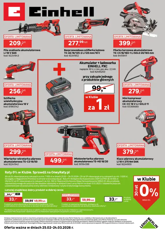 Leroy Merlin - gazetka promocyjna Gazetka od środy 25.02 do wtorku 24.03 - strona 36