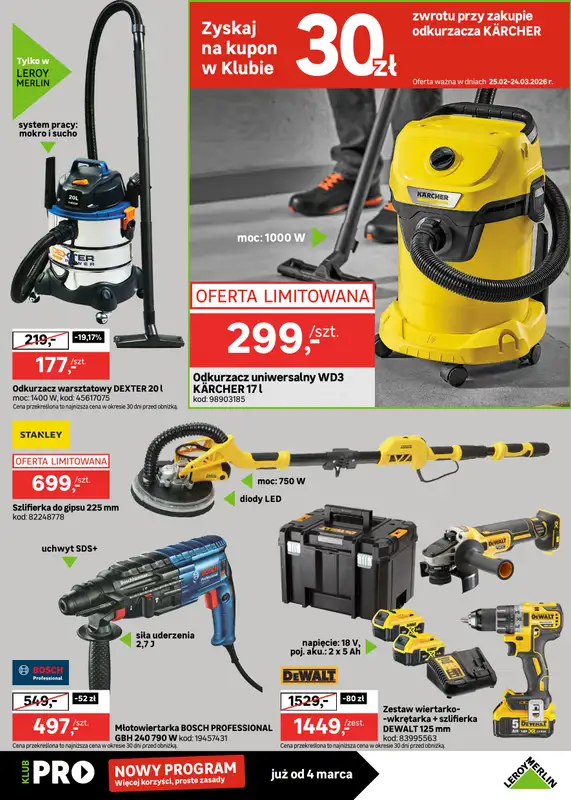 Leroy Merlin - gazetka promocyjna Gazetka od środy 25.02 do wtorku 24.03 - strona 35