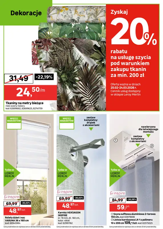 Leroy Merlin - gazetka promocyjna Gazetka od środy 25.02 do wtorku 24.03 - strona 18