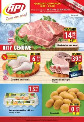 API Market - gazetka promocyjna Gazetka od środy 25.02 do wtorku 03.03