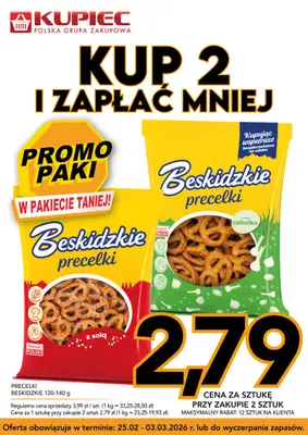 Kupiec - gazetka promocyjna Promopaki od środy 25.02 do wtorku 03.03 - strona 3