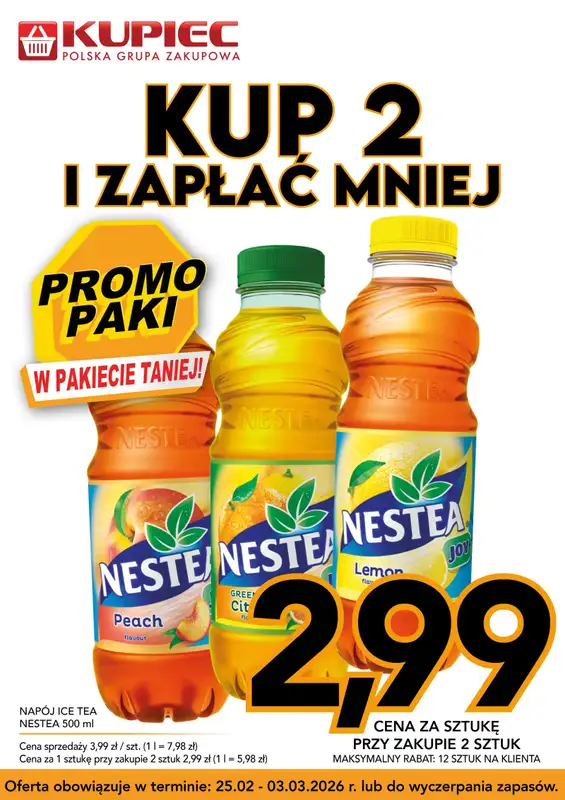 Kupiec - gazetka promocyjna Promopaki od środy 25.02 do wtorku 03.03 - strona 8