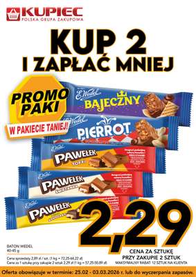 Kupiec - gazetka promocyjna Promopaki od środy 25.02 do wtorku 03.03 - strona 6