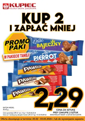 Kupiec - gazetka promocyjna Promopaki od środy 25.02 do wtorku 03.03 - strona 6