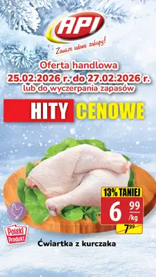 API Market - gazetka promocyjna Plakaty promocyjne od środy 25.02 do piątku 27.02
