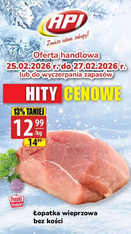 API Market - gazetka promocyjna Plakaty promocyjne od środy 25.02 do piątku 27.02 - strona 2