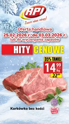 API Market - gazetka promocyjna Plakaty promocyjne od środy 25.02 do wtorku 03.03