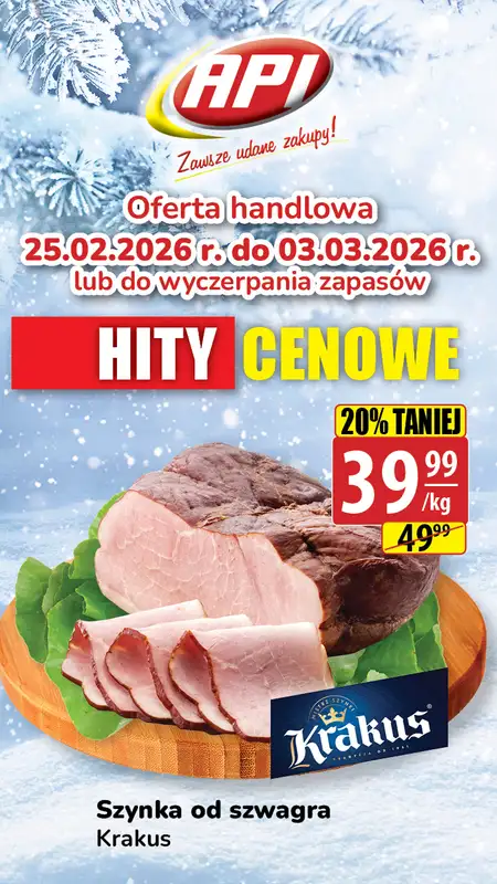 API Market - gazetka promocyjna Plakaty promocyjne od środy 25.02 do wtorku 03.03 - strona 2