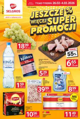 Selgros - gazetka promocyjna Jeszcze więcej super promocji! od czwartku 26.02 do środy 04.03