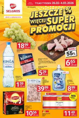 Selgros - gazetka promocyjna Jeszcze więcej super promocji! od czwartku 26.02 do środy 04.03