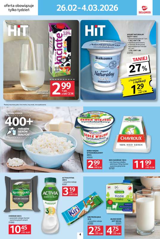 Selgros - gazetka promocyjna Jeszcze więcej super promocji! od czwartku 26.02 do środy 04.03 - strona 4