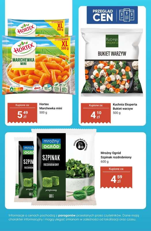 Dino - gazetka promocyjna Produkty MROŻONE - przegląd cen od czwartku 26.02 do wtorku 03.03 - strona 2